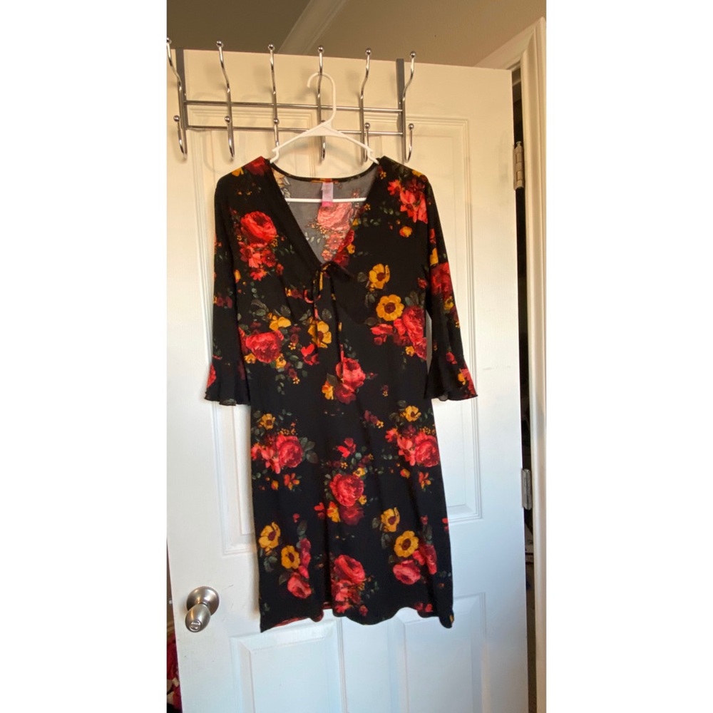 Black Floral Dress